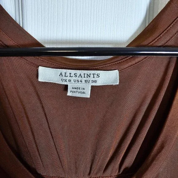 All Saints Women's Tessi Cami Tank Top Small - Picture 4 of 8